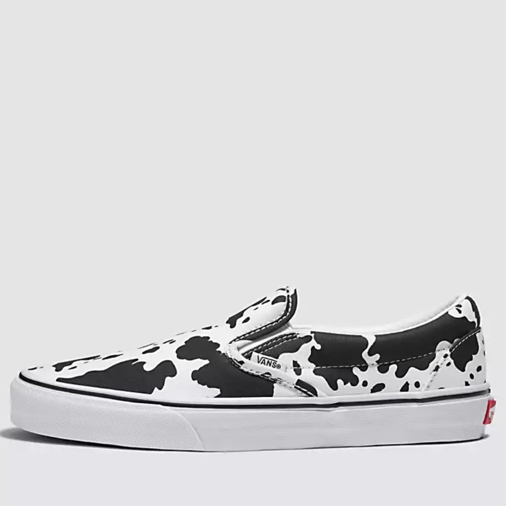Brand New Custom Cow Print Vans